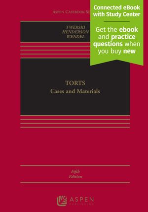 Torts: Cases and Materials [Connected eBook with Study Center] image number 0