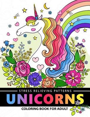 Unicorn Coloring Book for Adults: A Fantasy Adult coloring books image number 0