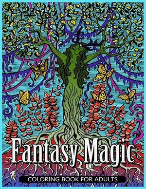 Fantasy Magic Coloring Book for Adults: Magical Fantasy Adult Coloring Book image number 0
