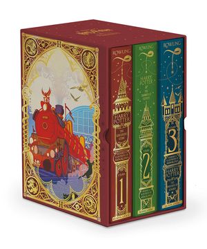 Harry Potter Books 1-3 Boxed Set (Minalima Edition) (Interactive Illustrated Edition) image number 0