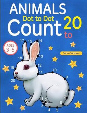 Animals: Dot To Dot Count to 20 (Kids Ages 3-5) image number 0