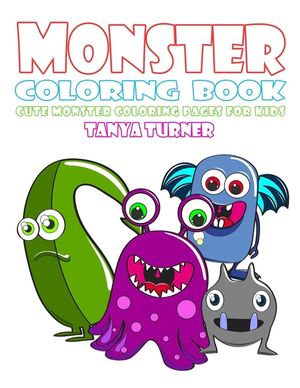 Monster Coloring Book: Cute Monster Coloring Pages for Kids image number 0