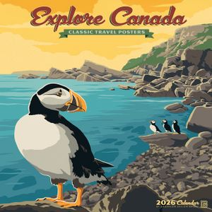 Explore Canada (Adg) 2026 12 X 12 Wall Calendar image number 0