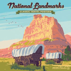 National Landmarks (Adg) 2026 12 X 12 Wall Calendar image number 0
