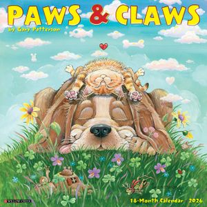 Paws & Claws by Gary Patterson 2026 12 X 12 Wall Calendar image number 0