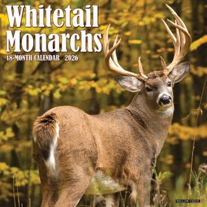 Whitetail Monarchs (Deer) 2026 12 X 12 Wall Calendar image number 0
