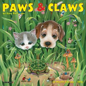 Paws & Claws by Gary Patterson 2026 7 X 7 Mini Wall Calendar image number 0