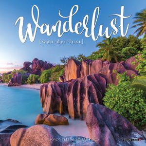 Wanderlust 2026 7 X 7 Mini Wall Calendar image number 0