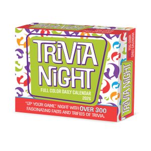 Trivia Night 2026 5.4 X 6.2 Box Calendar image number 0