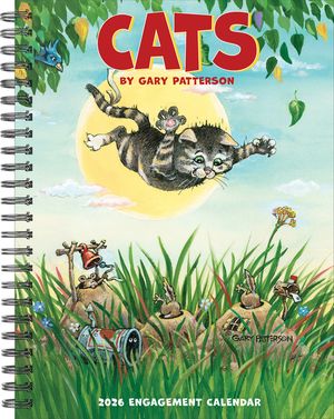 Cats by Gary Patterson 2026 6.5 X 8.5 Engagement Calendar image number 0