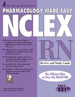 Pharmacology Made Easy for NCLEX-RN: Review and Study Guide [With Disk] image number 0