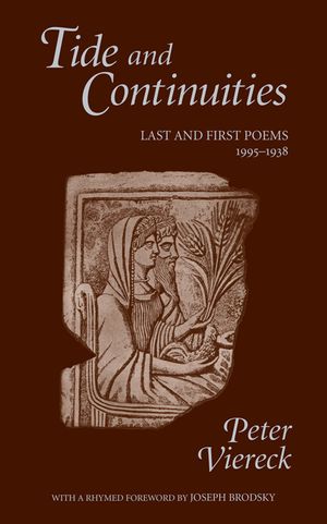 Tide and Continuities: Last and First Poems, 1995-1938 image number 0