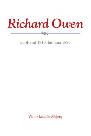 Richard Owen: Scotland 1810, Indiana 1890 image number 0