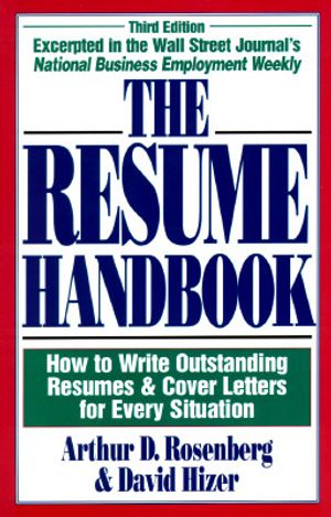 Resume Handbook (3rd) image number 0