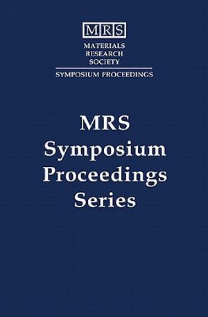 Rapid Thermal and Integrated Processing IV: Volume 387 image number 0
