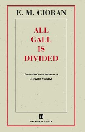 All Gall Is Divided: Aphorisms image number 0