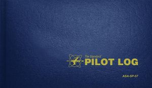The Standard Pilot Log (Navy Blue): Asa-Sp-57 image number 0