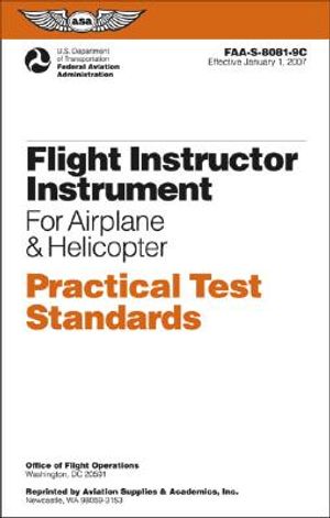Flight Instructor Instrument for Airplane & Helicopter Practical Test Standards: FAA-S-8081-9C image number 0