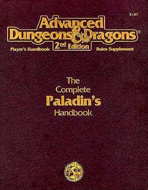 Complete Paladin's Handbook, Phbr12: Advanced Dungeons and Dragons Accessory image number 0