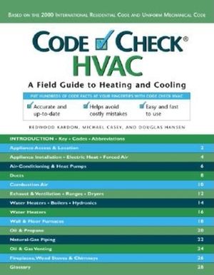 Code Check HVAC: An Illustrated Guide to Heating and Cooling image number 0