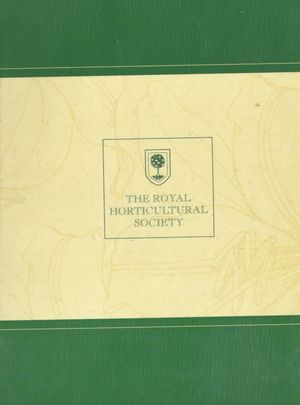The New Royal Horticultural Society Dictionary of Gardening image number 0