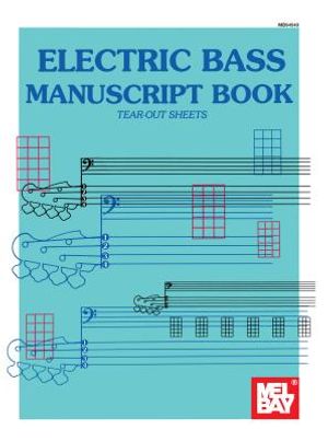 Mel Bay's Electric Bass Manuscript Book image number 0