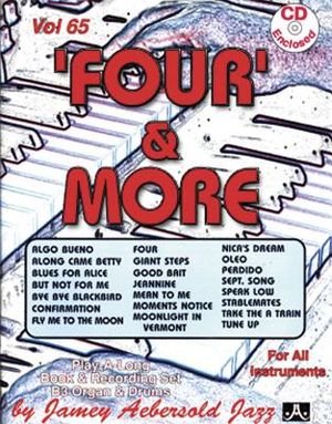 Jamey Aebersold Jazz -- 'Four' & More, Vol 65: For All Instruments, Book & CD image number 0