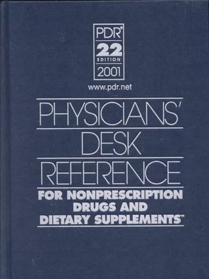 Physicians' Desk Reference for Nonprescription Drugs and Dietary Supplements image number 0