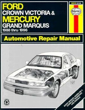 Haynes Ford Crown Victoria and Mercury Grand Marquis, 1988-96 image number 0