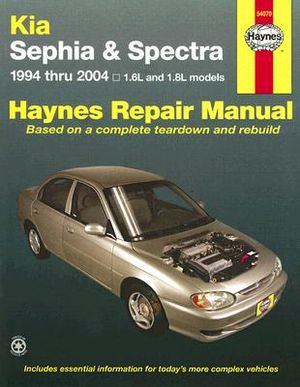 Kia Sephia & Spectra 1994 Thru 2004, 1.6L and 1.8L Models image number 0