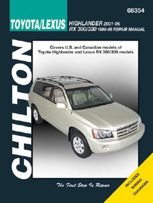 Toyota/Lexus: Highlander 2001-06 RX 300/330 1999-06 Repair Manual image number 0