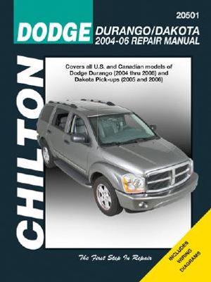 Chilton's Dodge Durango/Dakota 2004-06 Repair Manual image number 0