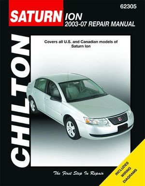 Saturn Ion 2003-07 Repair Manual image number 0