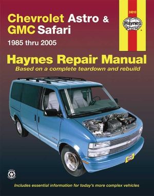 Chevrolet Astro and GMC Safari (85-05) Haynes Repair Manual: 1985 Thru 2005 image number 0