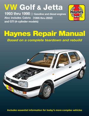 VW Golf & Jetta 1993 Thru 1998 image number 0