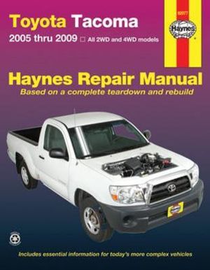Haynes Toyota Tacoma Automotive Repair Manual image number 0