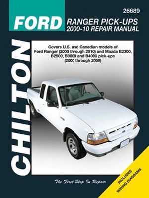 Chilton Ford Ranger Pick-Ups 2000-10 Repair Manual image number 0