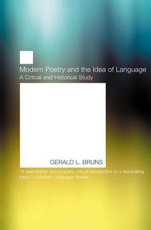 Modern Poetry and the Idea of Language image number 0