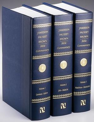 Jamieson-Fausset-Brown Bible Commentary: 3 Volumes image number 0