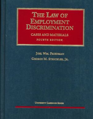 The Law of Employment Discrimination: Cases and Materials image number 0