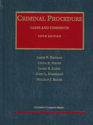 Criminal Procedure: Cases and Comments image number 0