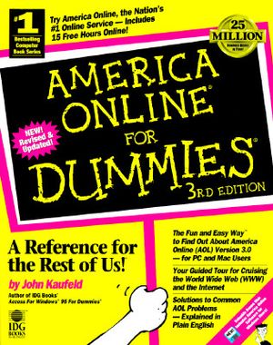 America Online for Dummies, with Disk image number 0