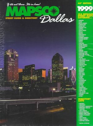 Mapsco Dallas Street Guide & Directory: 1999 image number 0