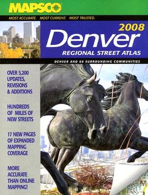 Mapsco Denver Regional Street Atlas image number 0