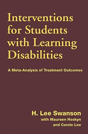 Interventions for Students with Learning Disabilities: A Meta-Analysis of Treatment Outcomes image number 0