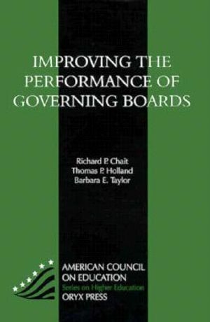 Improving the Performance of Governing Boards image number 0