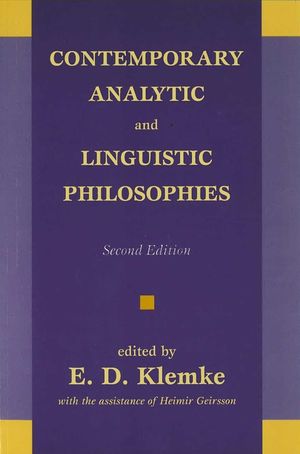 Contemporary Analytic and Linguistic Philosophies image number 0