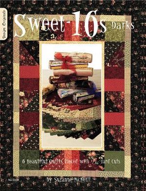 Sweet-16s Darks: 6 Beautiful Quilts Pieced with 1/16 Yard Cuts image number 0