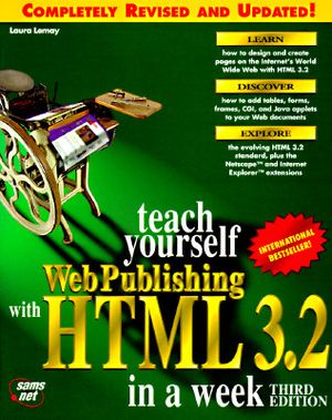 Teach Yourself Web Publishing with HTML 3.2 in a Week image number 0