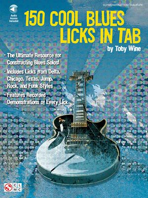 150 Cool Blues Licks in Tab With CD (Audio) image number 0